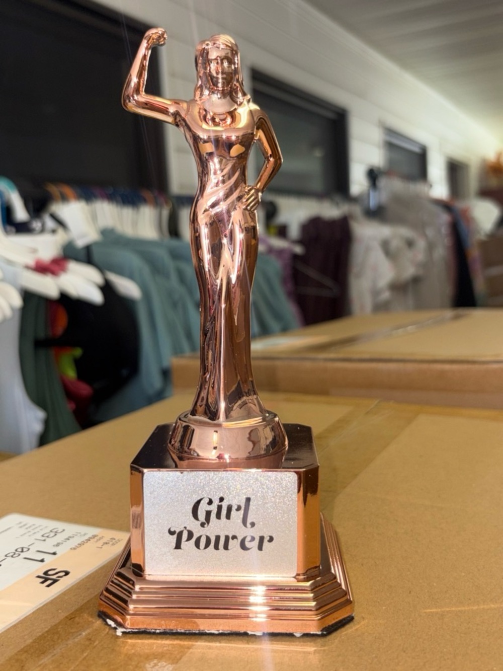 Girl power trophy